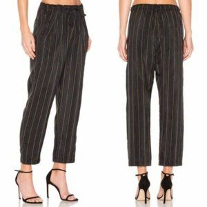 Vince Striped Paper Bag pants